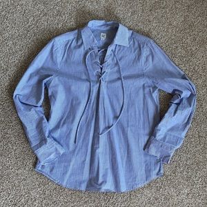 GAP Criss-Cross Collared Blouse, Size XS